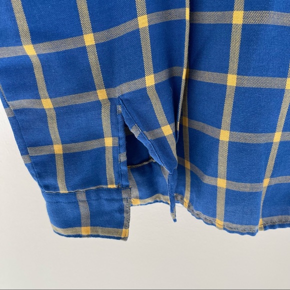 Vintage 50s Levi’s Levi Strauss & Co Window Pane Western Button Up Shirt Blouse - Picture 8 of 11